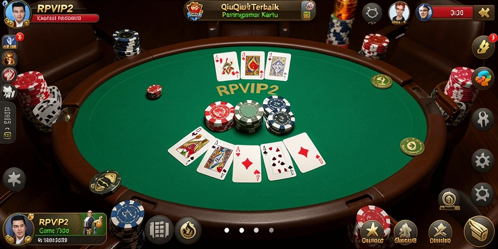 Tampilan gameplay seru dalam RPVIP2 bertema QiuQiu.