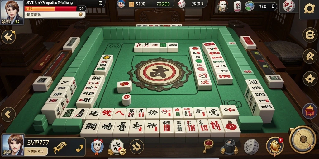 Tampilan gameplay <strong>SVIP777</strong> dalam permainan Mahjong yang menawan.